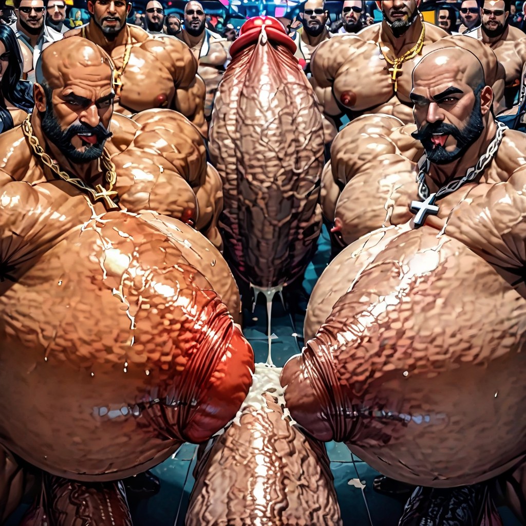 Gay Gangbang, Sideburns, Erect Penis Porno gay IA