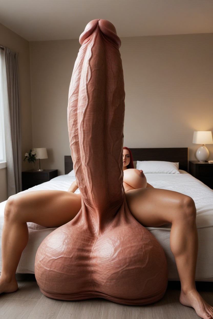 Extremely Wide Penis, 25+, Gigantic Futa Shemale AI Porn