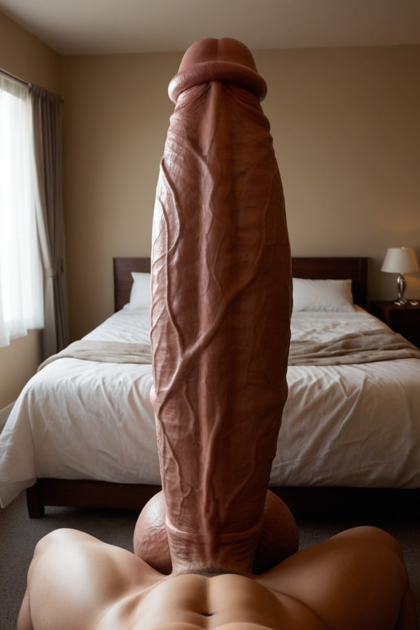Penis Way Too Big, Gigantic Hyper Macro Penis, Hyper Horsepenis Shemale AI Porn