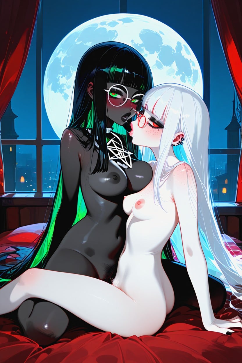 Window, Night, Body Blush Hentai AI Porn
