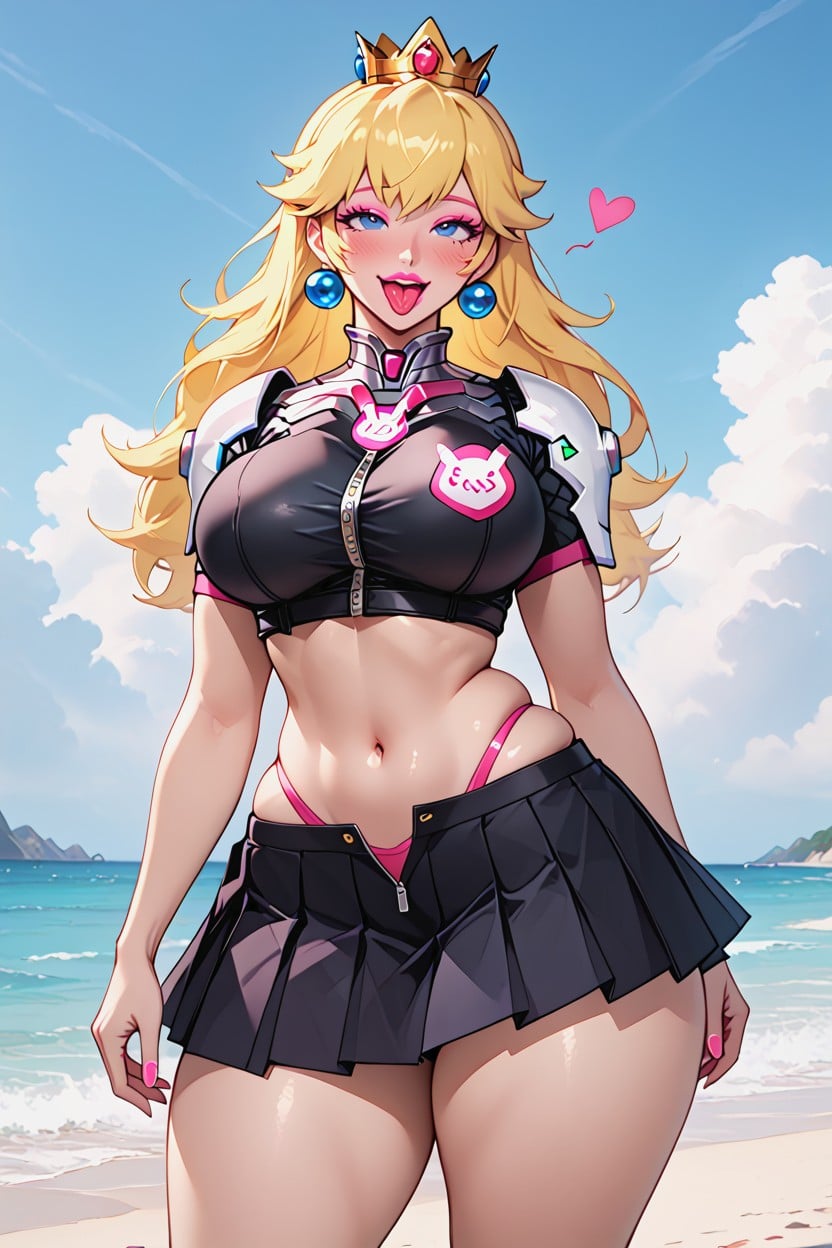 Neckline, Big Ass, Perfect Face AI Porn