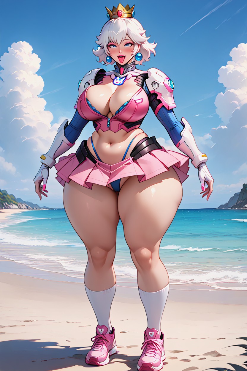 Neckline, Unbuttoned Zipper, Neckline AI Porn