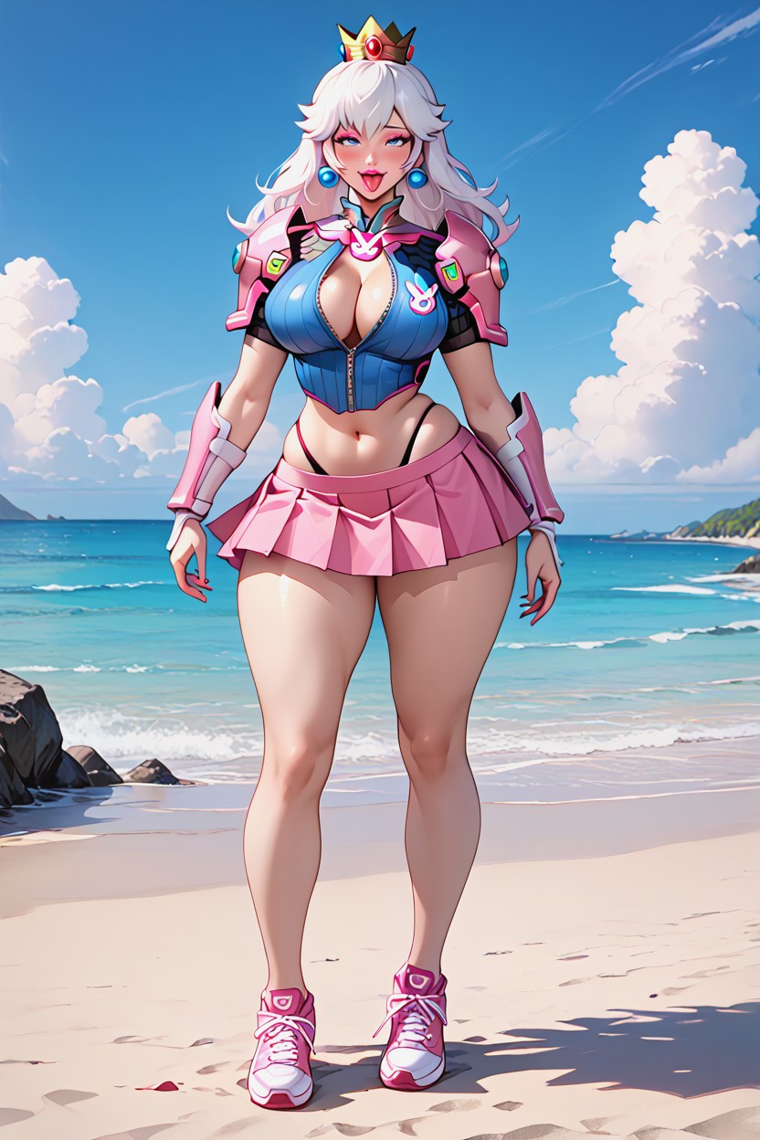 Happines, 25+, On A Beach AI Porn