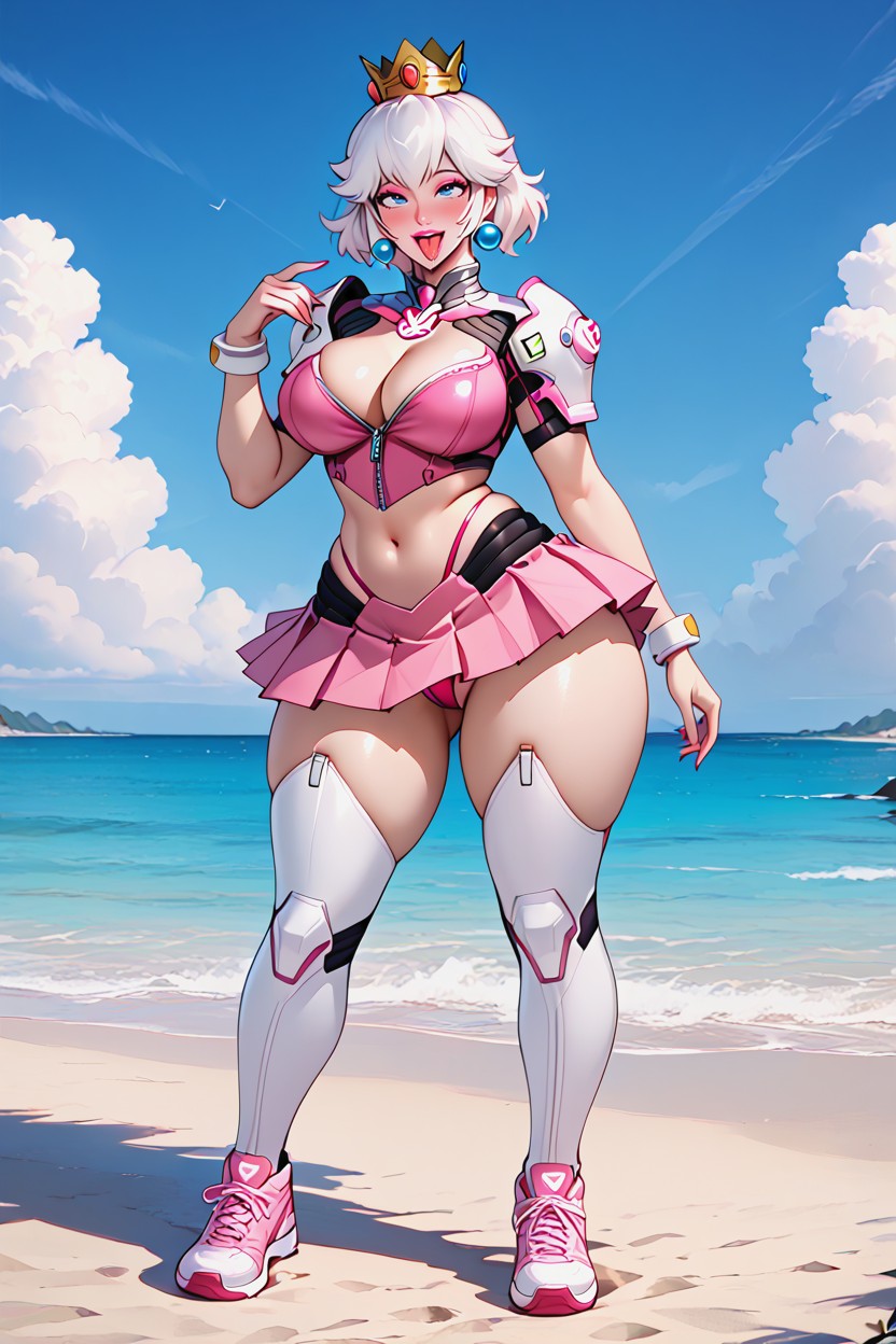 Rounded Breast, Big Breasts, Full Body Complete AI Porn