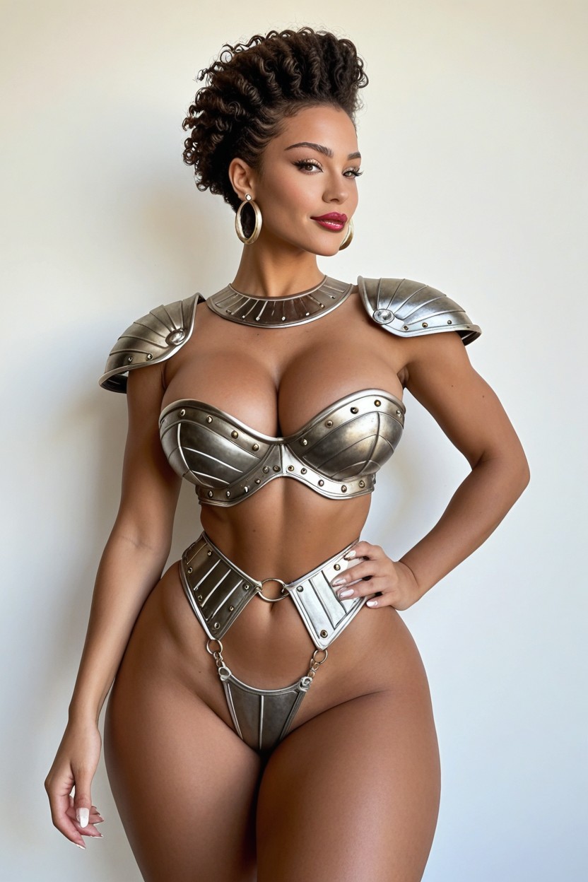 Hand On Hip, Massive Hips, Massive Thighs AI Porn