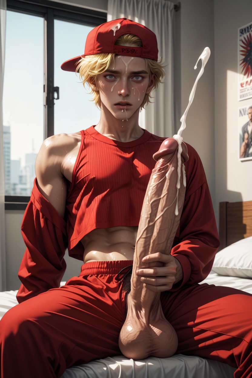 Hairy Armpits, Inside, One Horny AI Gay Porn