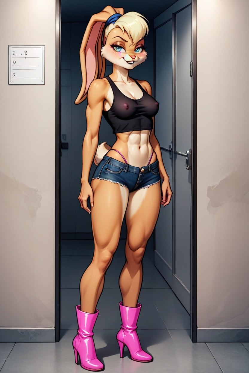 Huge Eyes, Prisión, Lean Ass Hentai IA