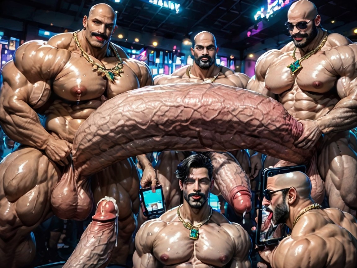 Hyper Breasts, Gangbang Massive Ass, Thick Goatee AI Gay Porn