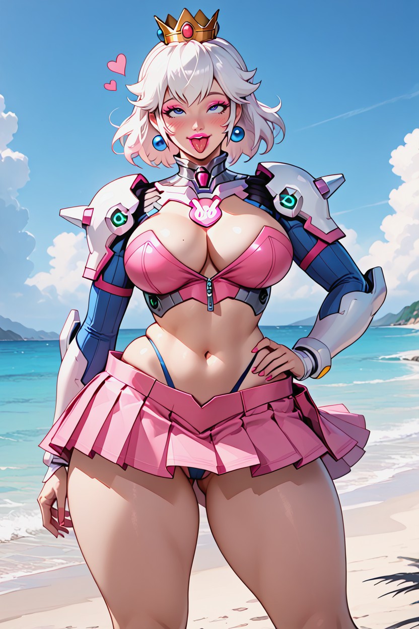 Motion Lines, Large Breast, Parts Of The Armor On The Hip Porno IA