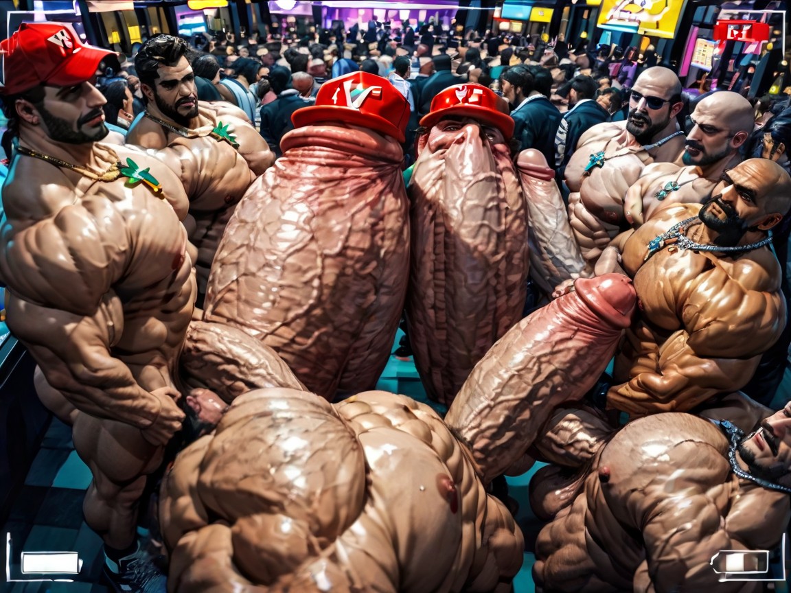Extreme Deep Throat, Gay Gangbang, Extreme Hyper Boobs AI Gay Porn