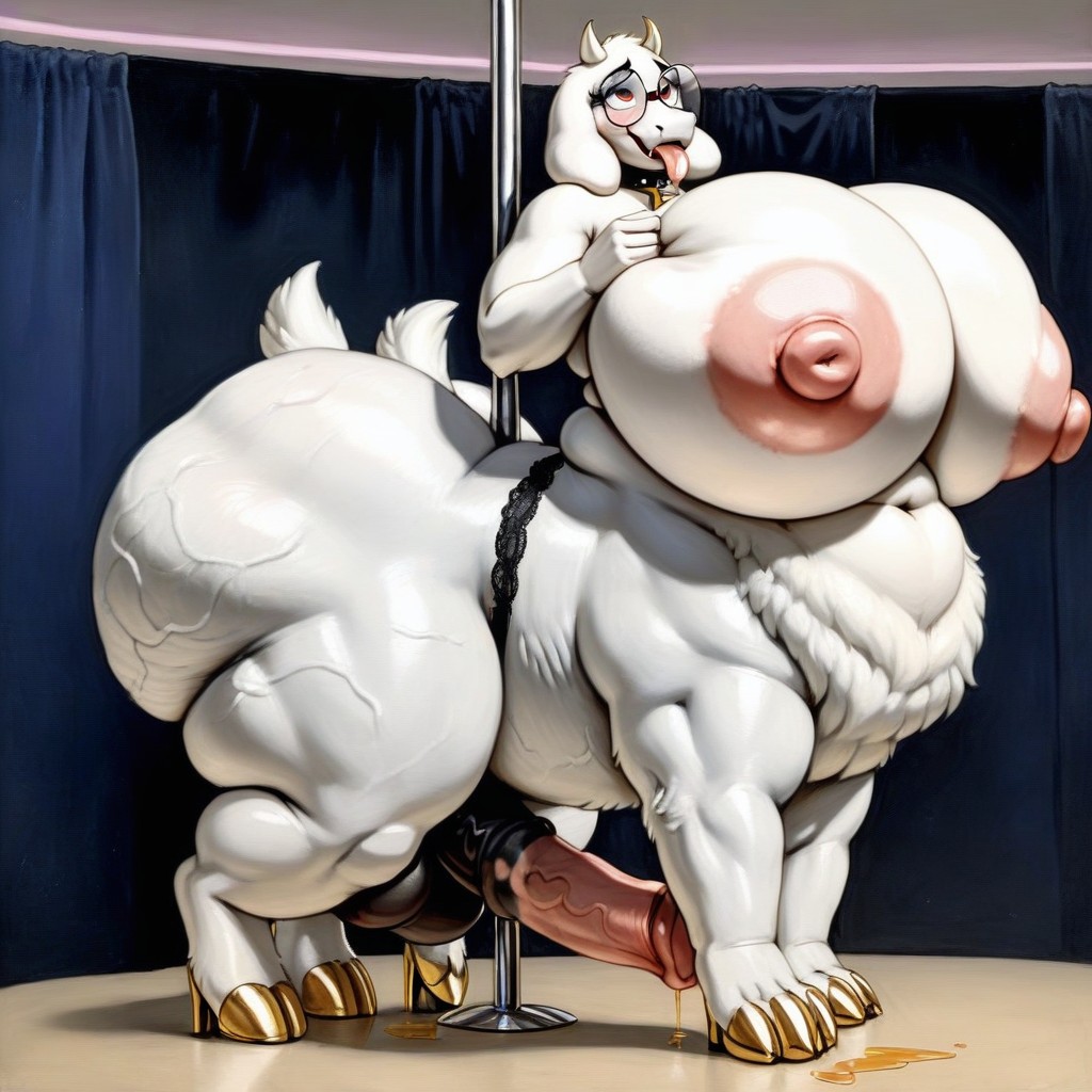 Round Ass, Mega Giant Ass, Large Thighs AI兽人黄片
