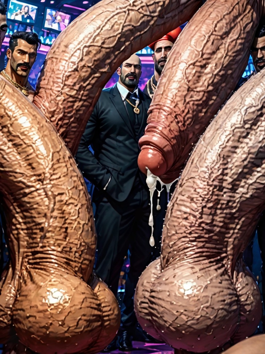 Tanned Skin, Side View, Thick Thighs AI Gay Porn