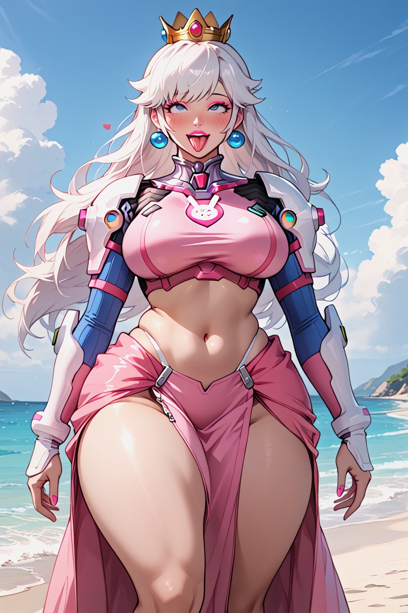 Open Mouth, Out Tongue, Massive Hips Hentai AI Porn