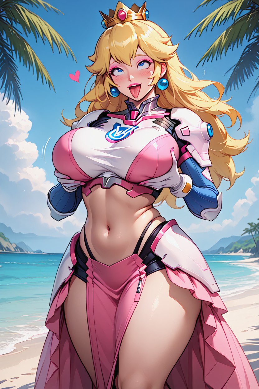 Open Eyes, Crop Top, Breast Expansion Hentai AI Porn