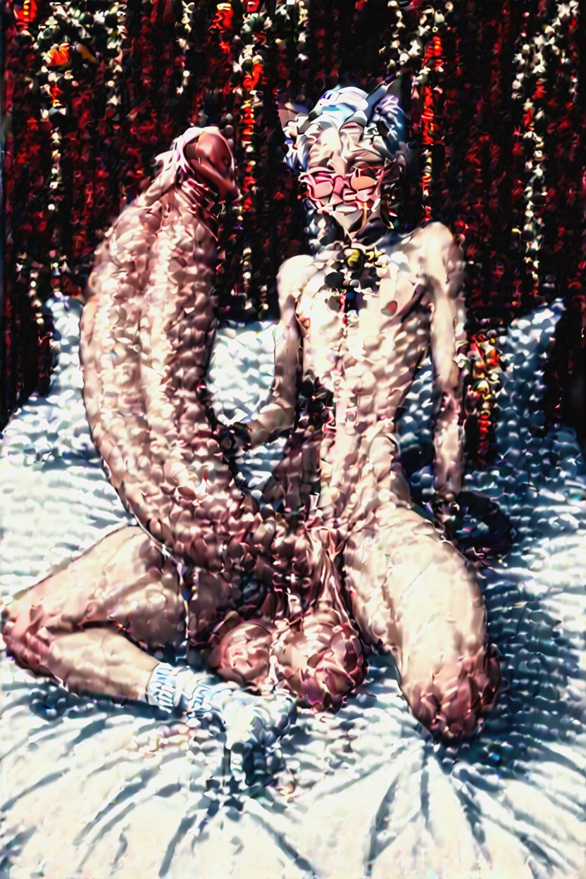 Growing Cock, Masturbación, Pelo Negro Porno gay IA