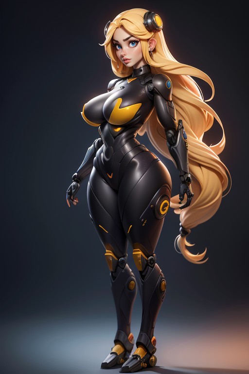 Long Legs, Very Long Hair, Bigger Lips Hentai IA