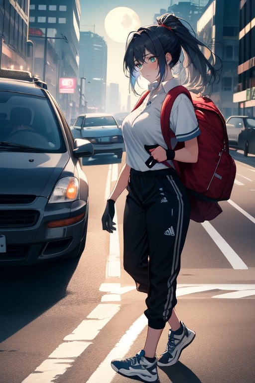 Detailed, Many People Around, Wispy Bangs Porno IA Hentai