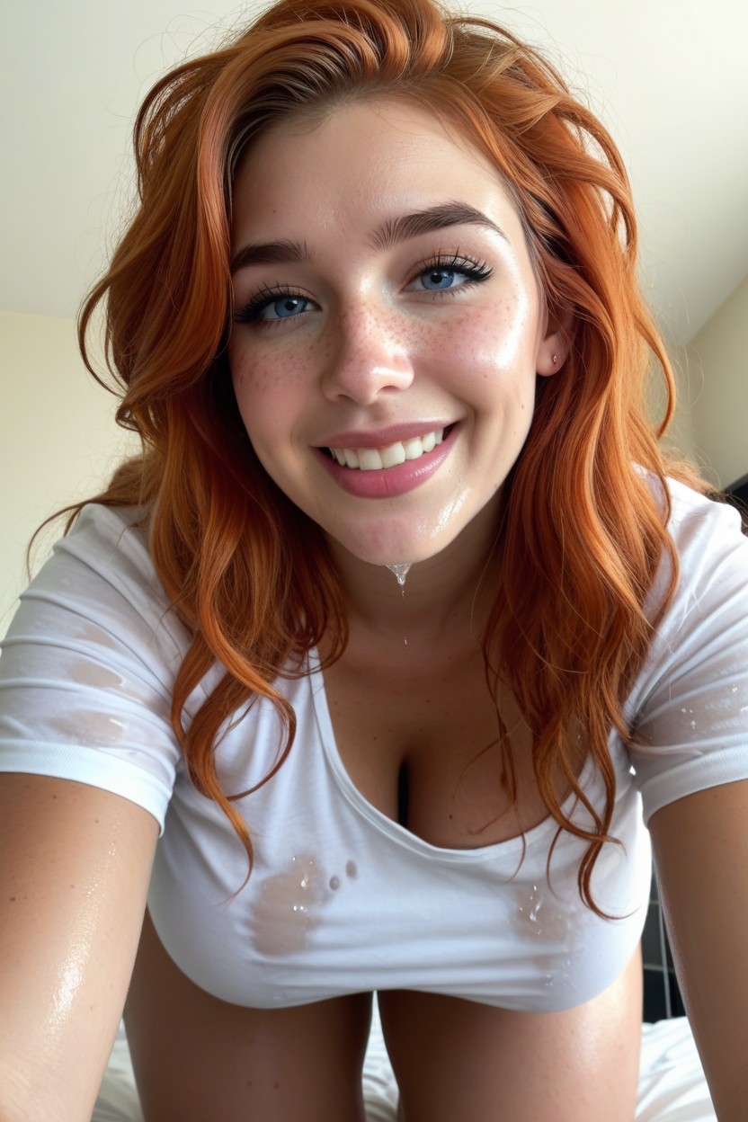 No Bra, 30+, Close Up AI Porn