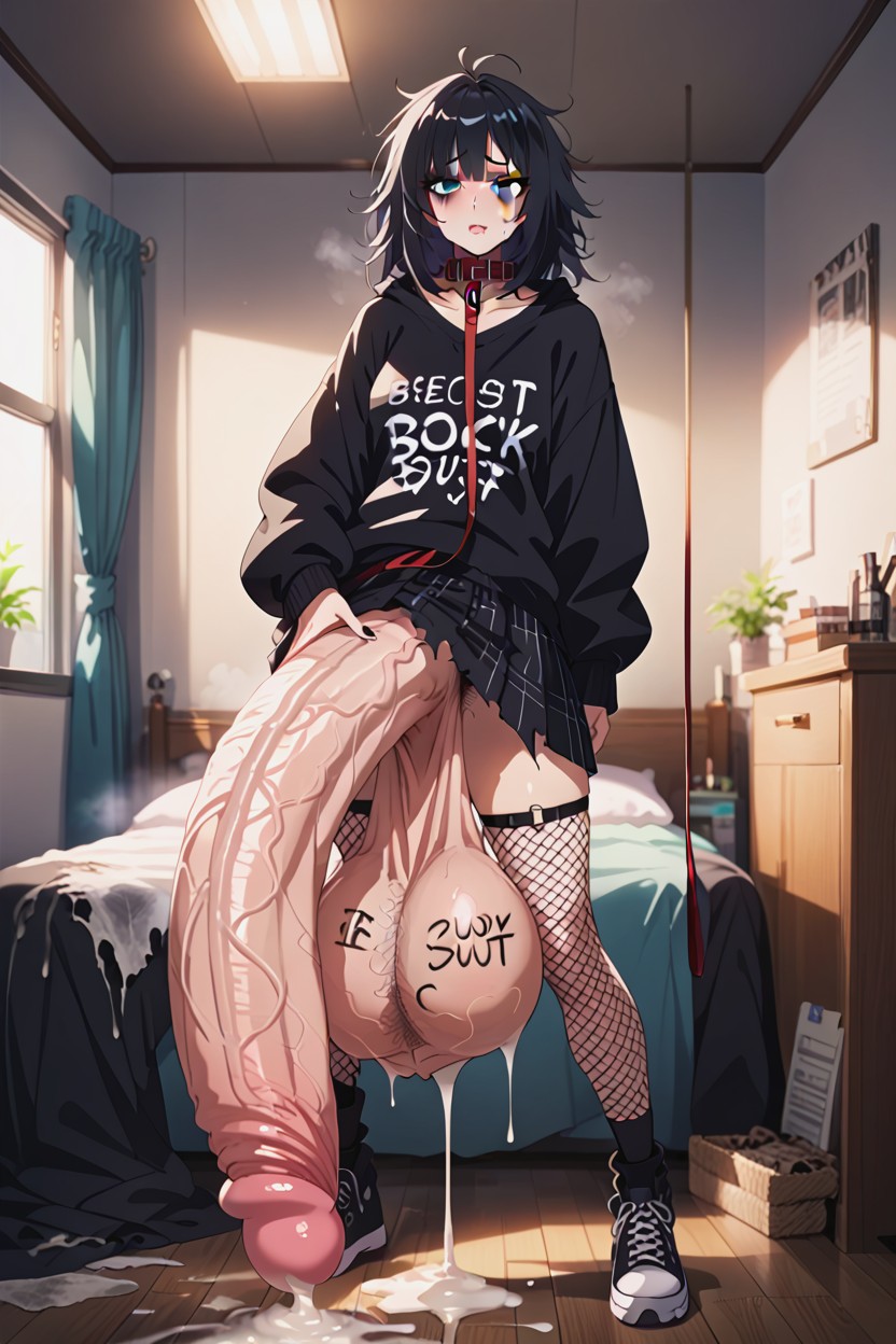 Messy Pubic Hair, Musk, Skirt Hentai IA