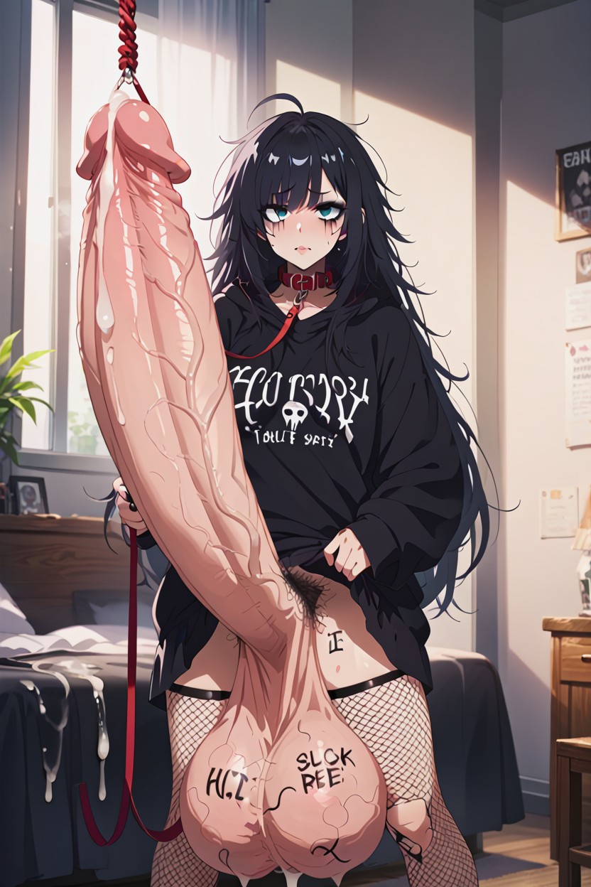 Front View, Futanari, Solo Hentai AI Porn