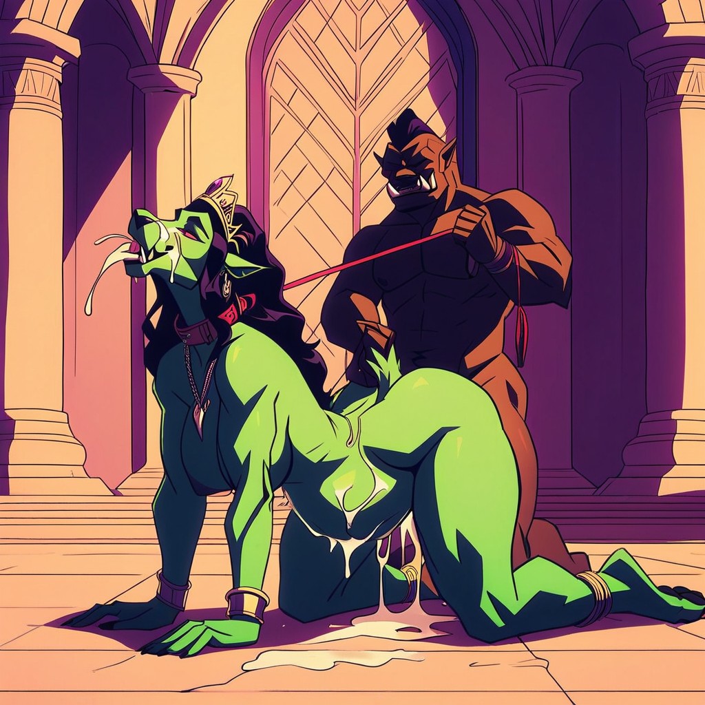 Full Body, Full Body, Palace Floor Furry AI Porn