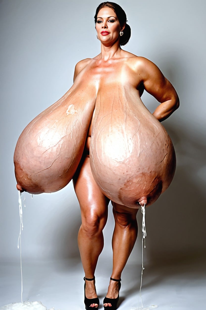 Gigantic Breasts, Extremely Saggy Tits, Gigantic Breasts AI Porn