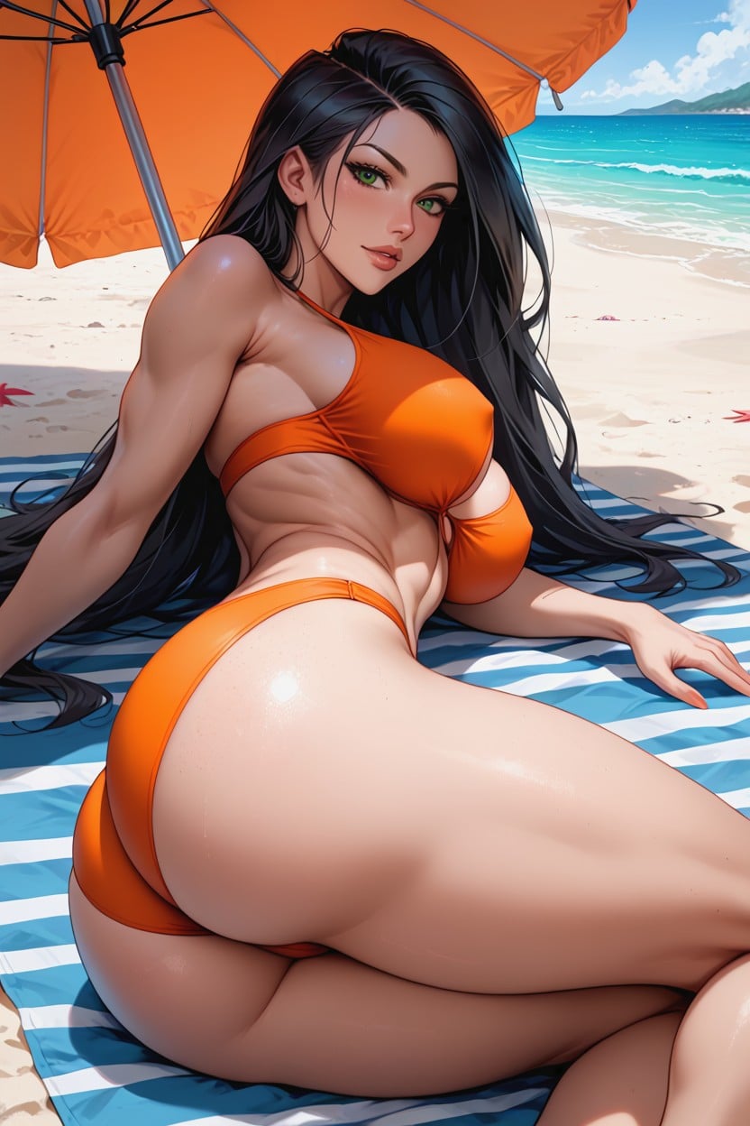 Thigh Gap, Athletic Physique, Night AI Porn