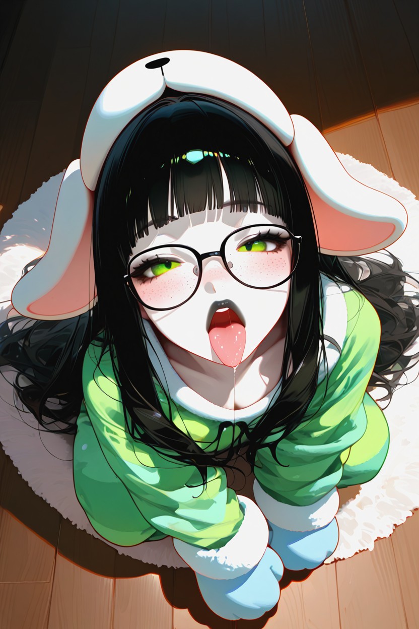 Goth, Inside, Chest Freckles Hentai AI Porn