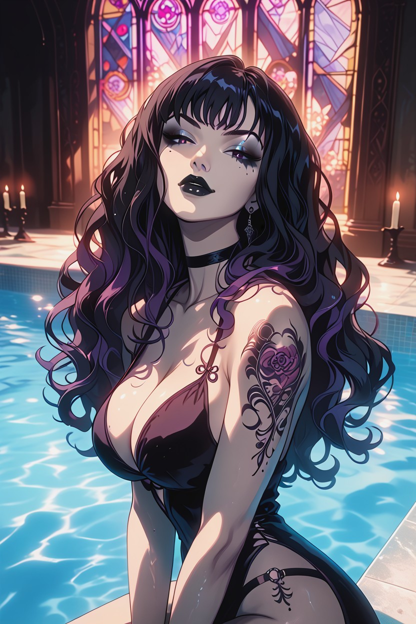 Cinematic Lighting, Smirk, Pale Skin Hentai AI Porn