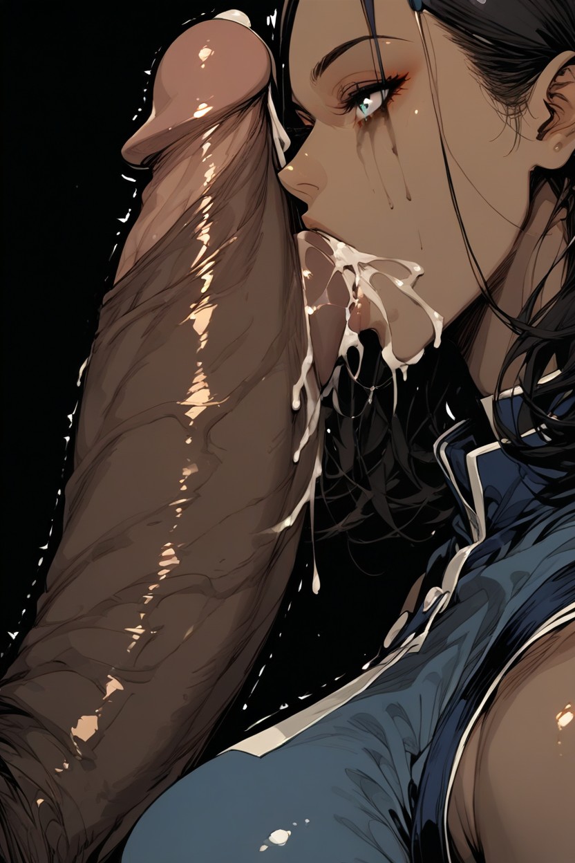 Close Up, Medium Breasts, Shoulders Covered Hentai AI Porn
