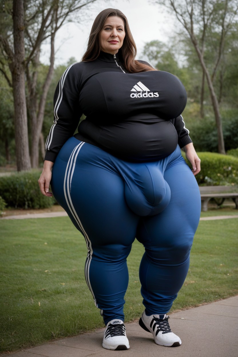 Window With View, Gigantic Saggy Breast, Adidas Tracksuit Pants AI Porn