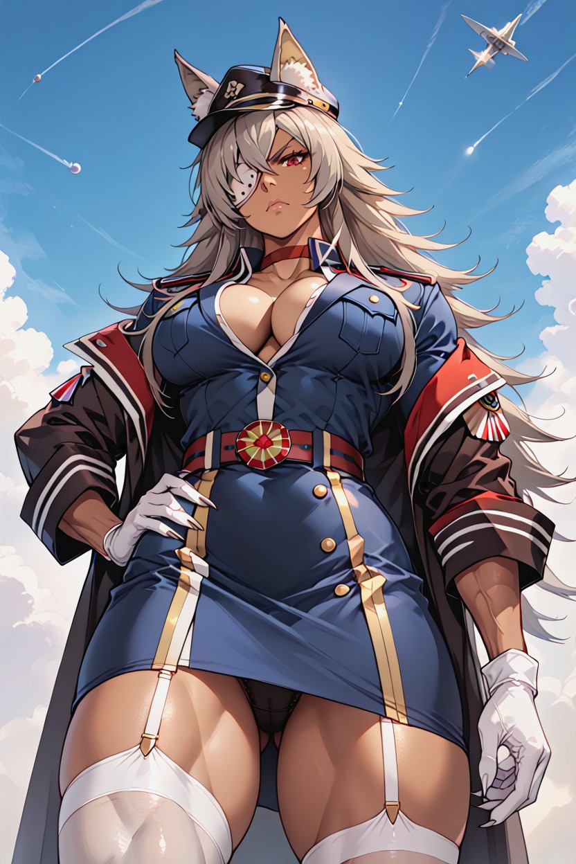 Medium Breast, Medals, Ghislaine Hentai AI Porn