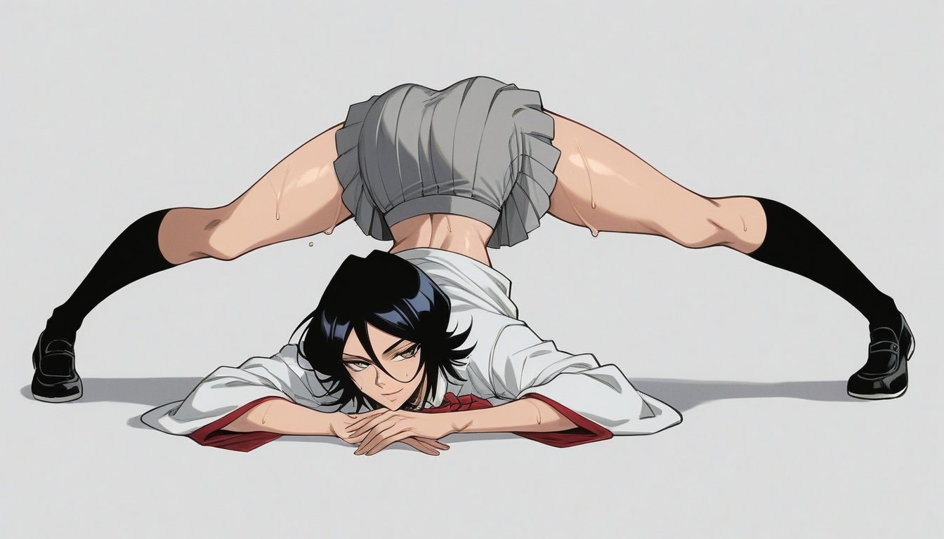 Bare Thighs, Seductive Smile, Short Length Hentai AI Porn