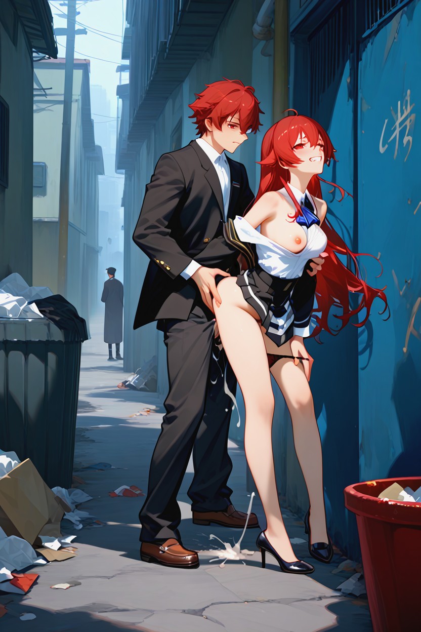 High Heels, Panties Down, Vaginal Ejaculation Hentai AI Porn