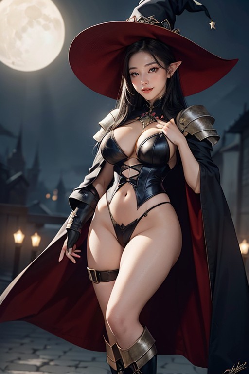Gothic, Abs, Muscular Porno IA