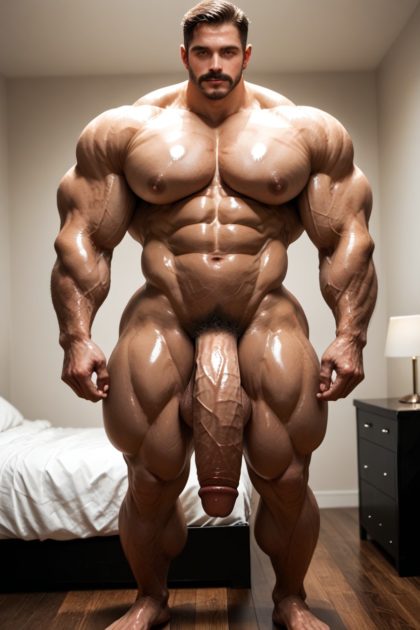 Lean Waist, Massive, Beautiful Emerald Eyes AI Gay Porn