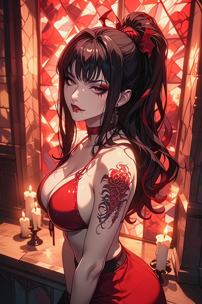 Red Eyes, Akane, 25+ Hentai AI Porn