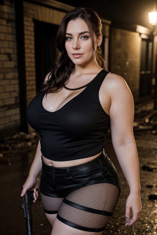 Military Tactical Belt And Holster, Fat, 25+ AI Porn