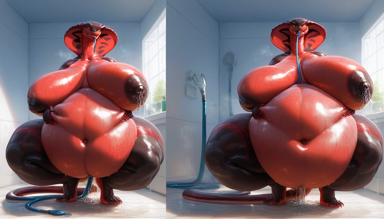 Huge Breasts, Thick Thighs, Force Feeding Furry AI Porn