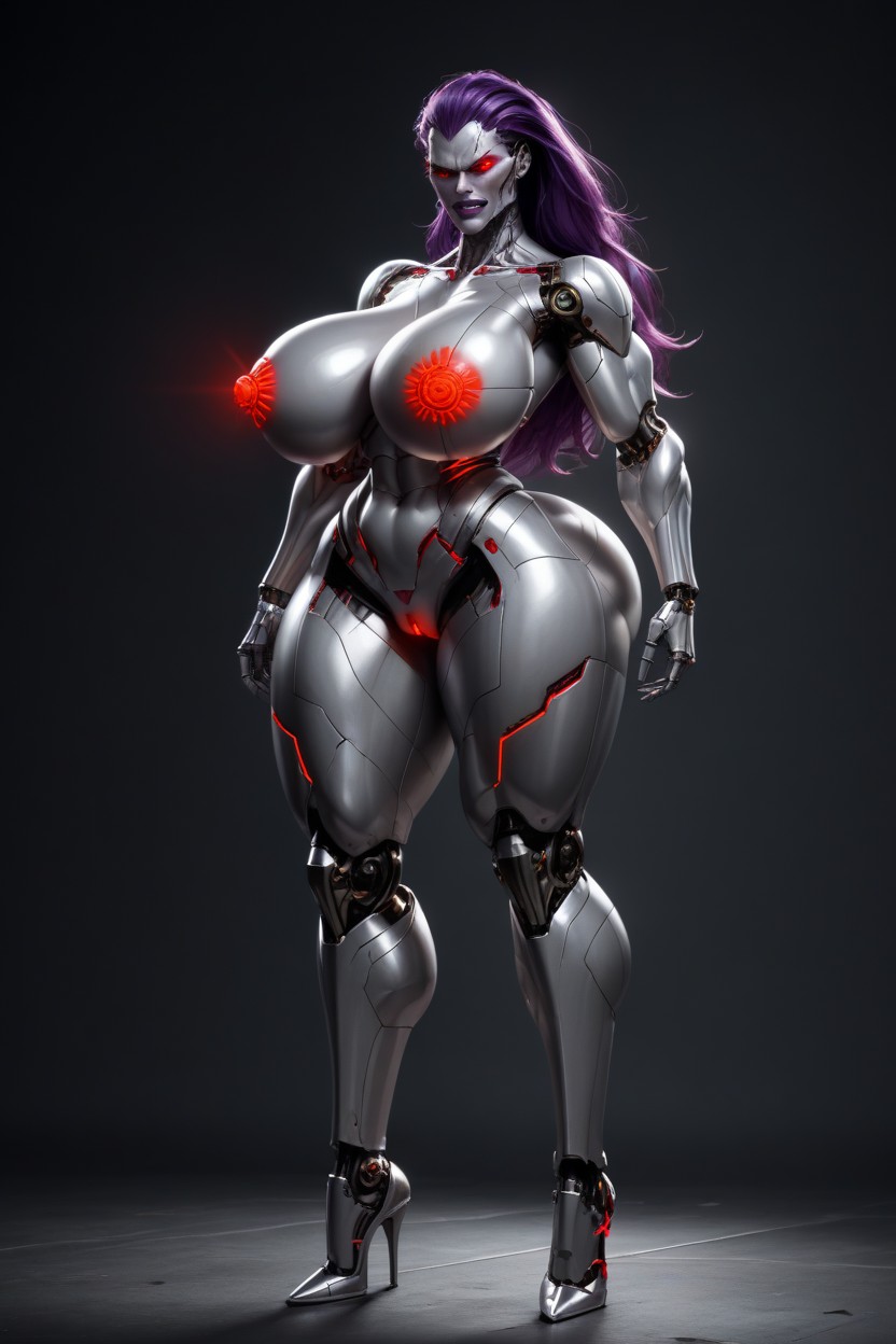 Side View, Sexbot, Extremely Large Ass AI Porn