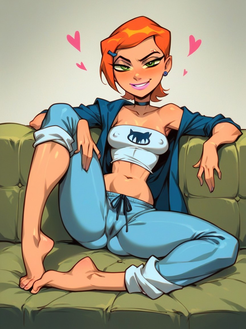 Fairy Sized Ass, Defined Jawline, Perfect Eyebrows Hentai AI Porn