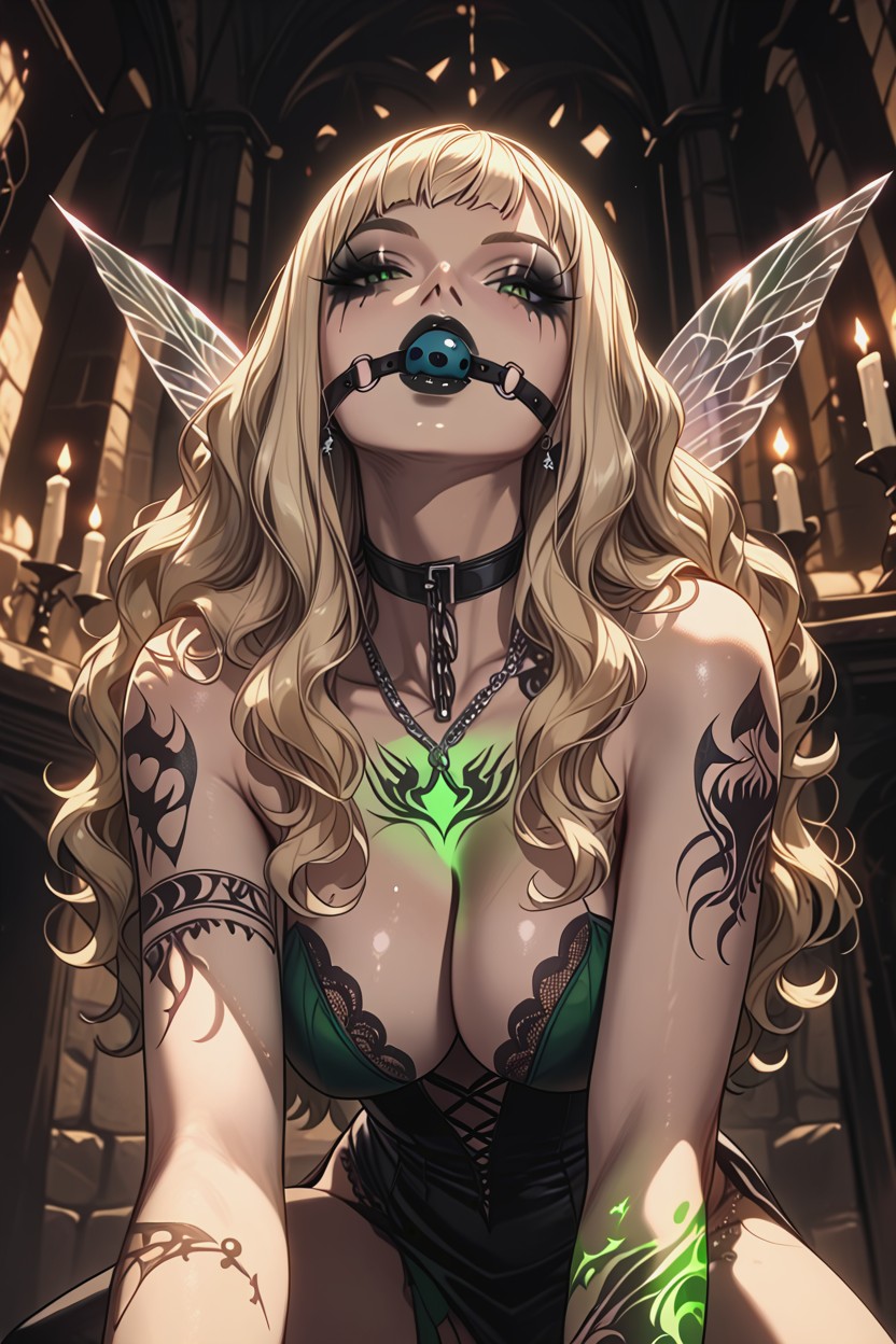 Blonde Hair, Fairy, Spreading Legs Hentai AI Porn