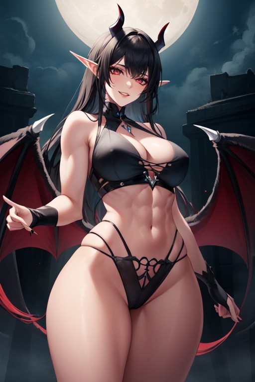 Abs, 25+, Elf Ears AI Porn