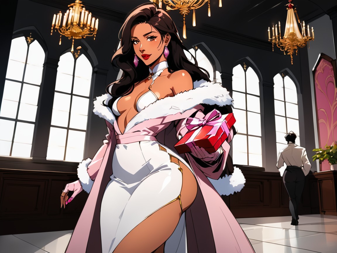 Modern Setting, Pretty Diva Face, Extremely Large Ass AI Porn
