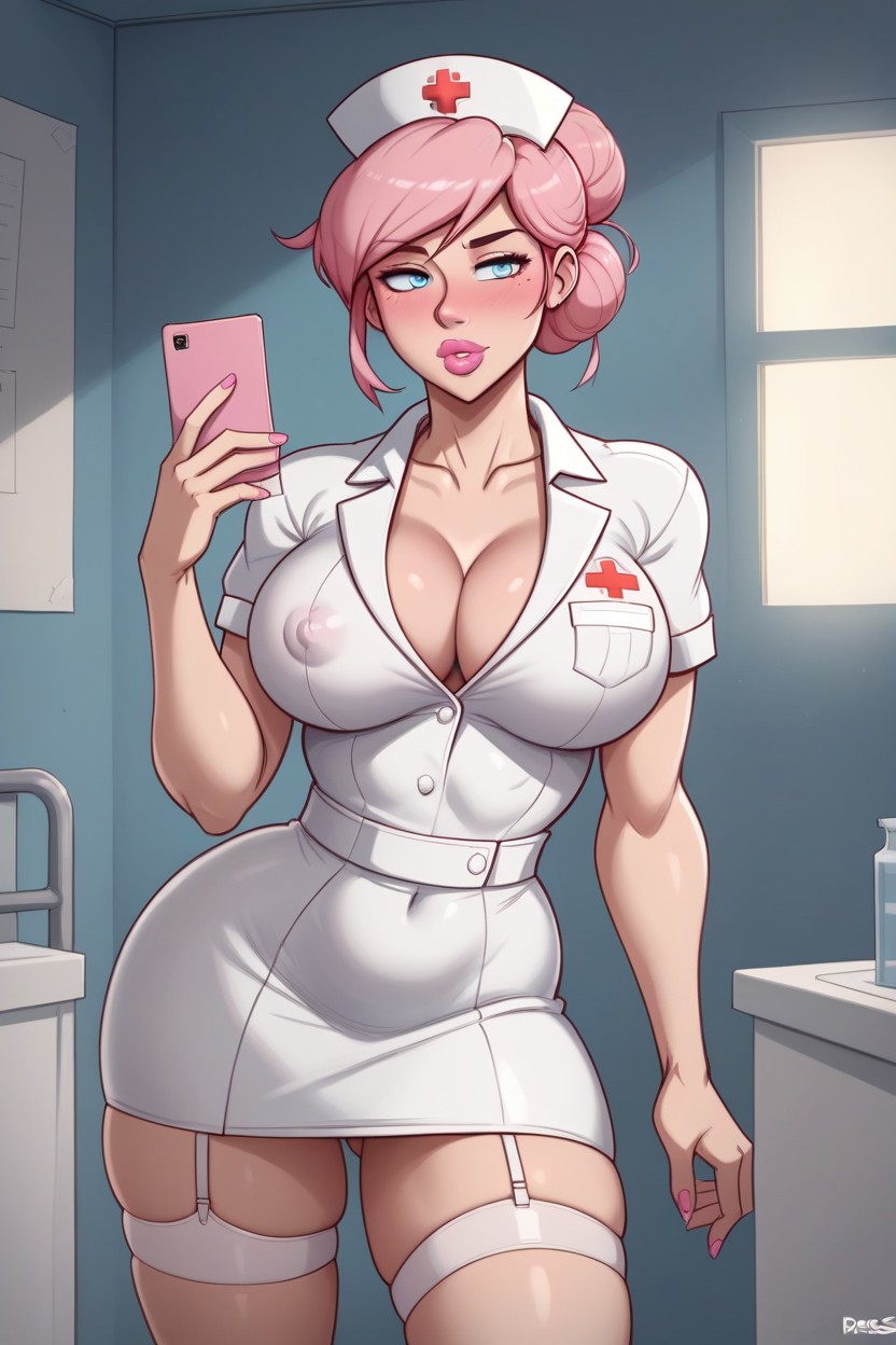 Seductive, Breast Uplift, Thick Thighs Hentai AI Porn