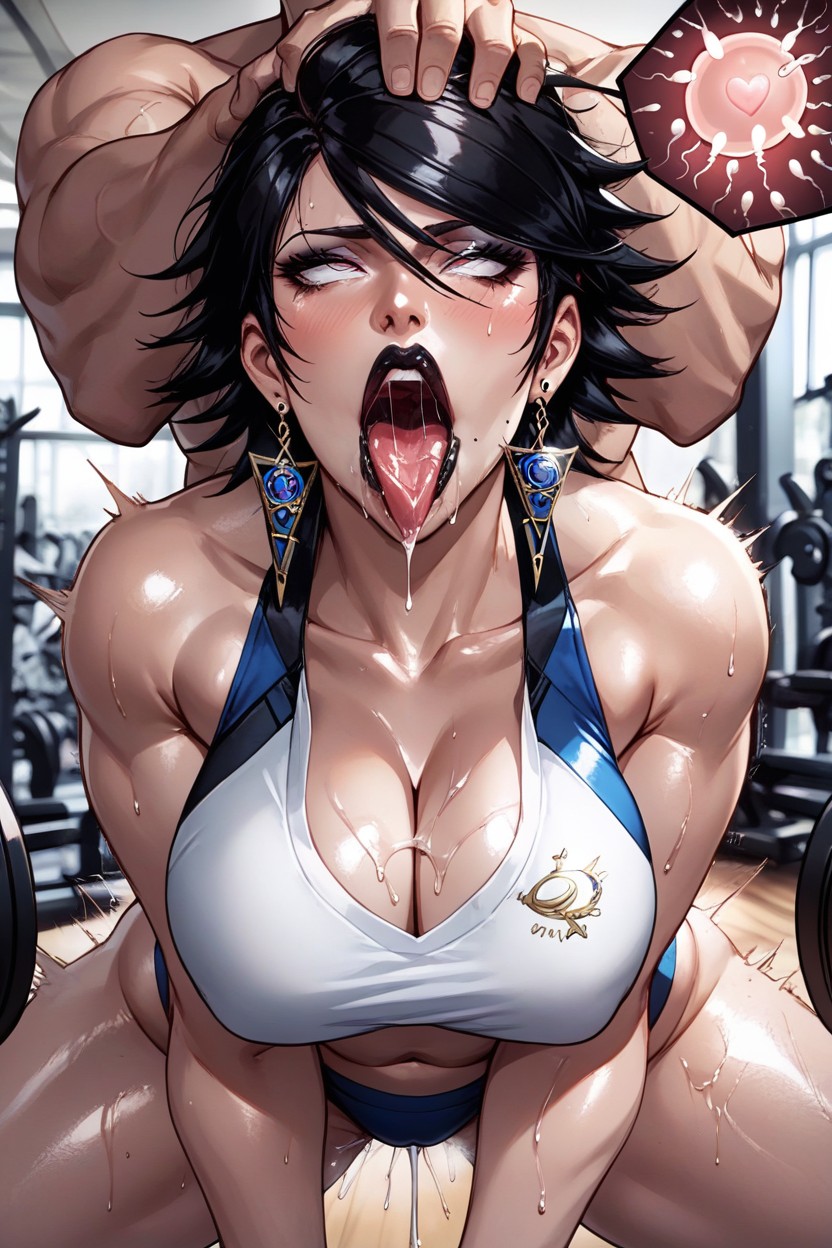 Impregnation, Gym, Front View Hentai AI Porn