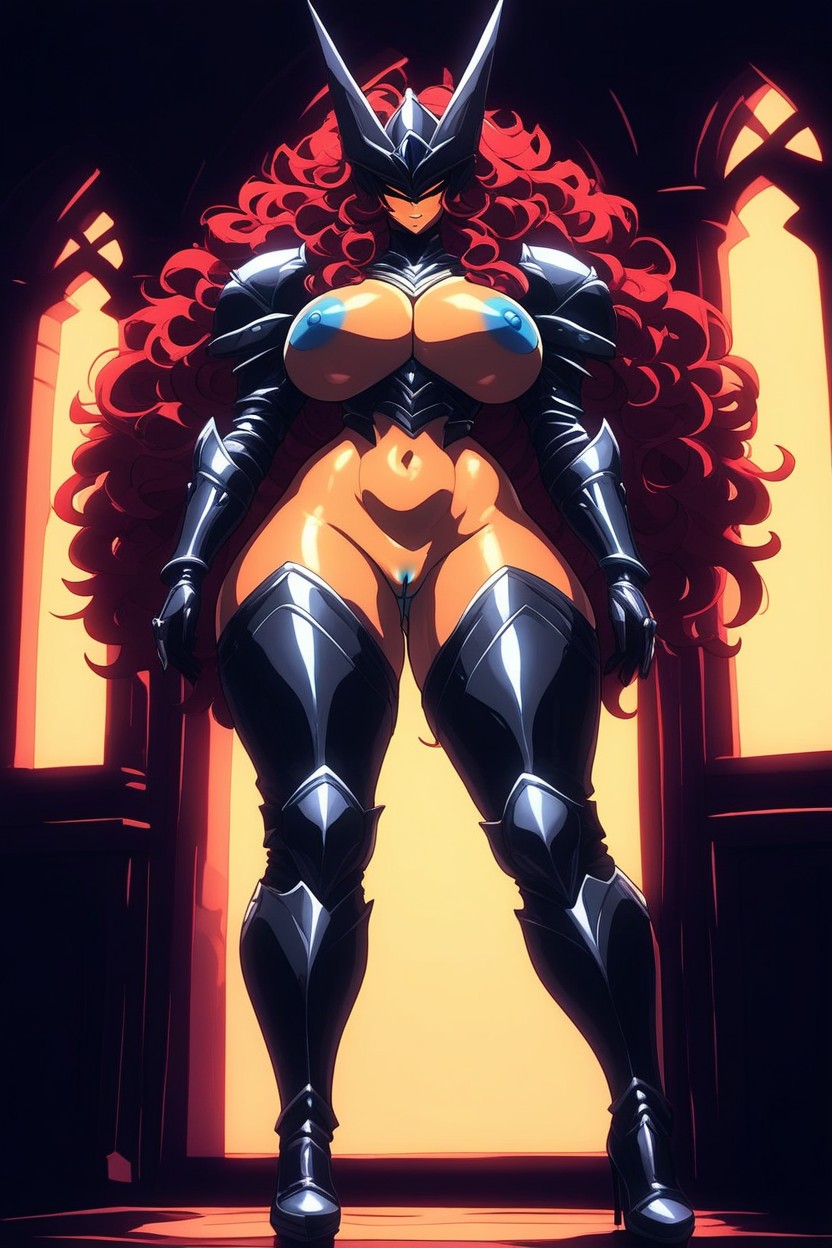 Hips Exposed, In A Sexuel Donjon, Red Hair Furry AI Porn