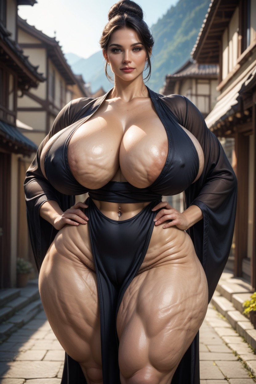 Ultra Hd, Gigantic Thighs, Long Length Hair Hentai AI Porn