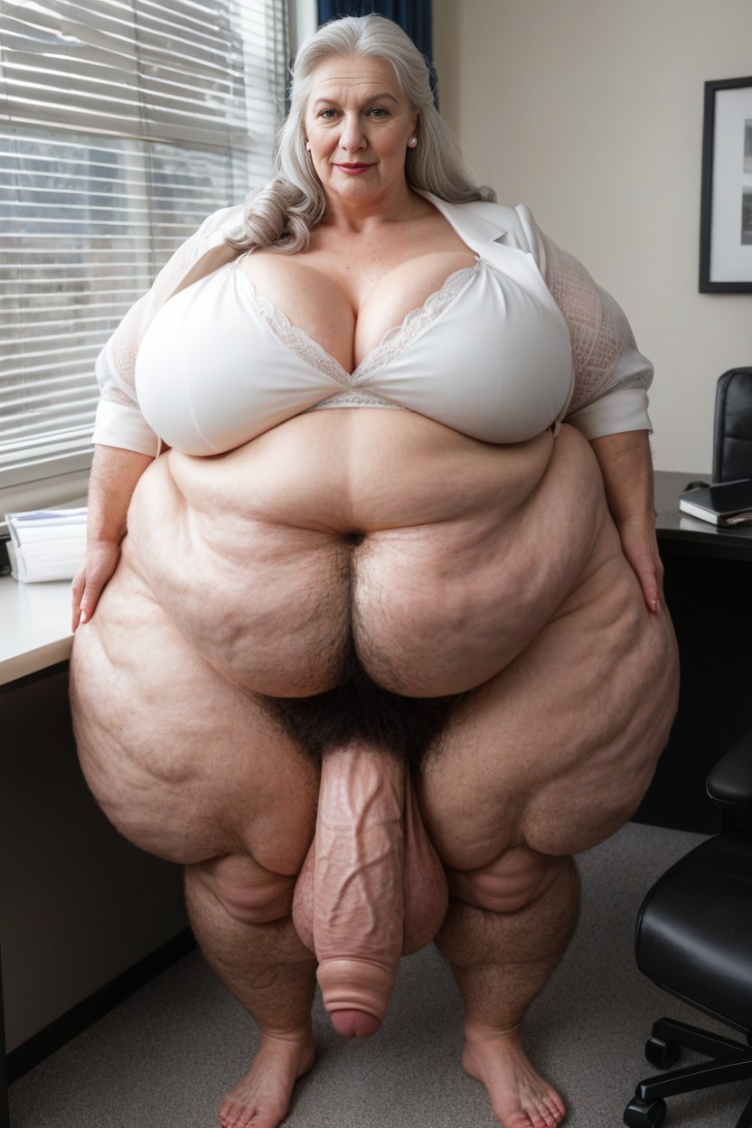 Hyper Length Legs Hyper Testicals, Hairy Legs Pale Skinveiny Feet, Hyper Hairy Chest Hair Extremely Massive Long Bulge Through Clothing AI Porn
