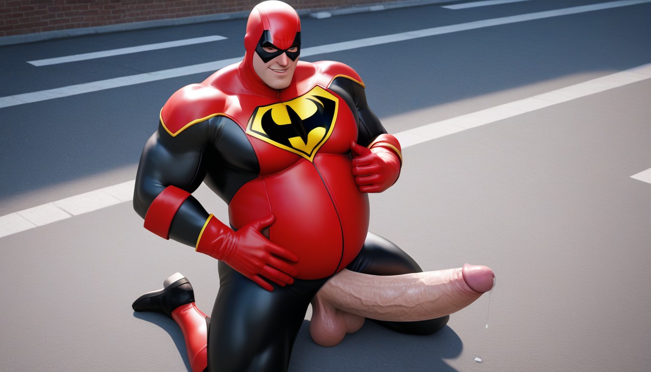 Hand On Cock, Cock Visible, Thick 게이 AI 포르노
